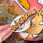 NWT! Tooniforms Sanrio V Neck Scrub Top 19” P2P Orange Photo 8