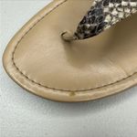 Isola  Tan and Snakeskin Sandals 7.5 Photo 5