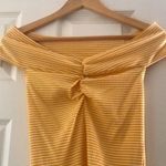 Reformation  Sunrise stop in Striped Rochelle Off Shoulder Small Photo 3