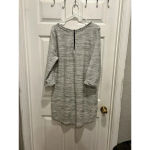 Gap  Gray and White Sweater Dress Women’s Size Large‎  3/4 Sleeves Photo 3