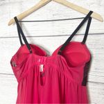 Gilligan & O’Malley Red & Black Lace Babydoll Chemise Sheer Lingerie Size Large Photo 6