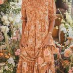 Spell & The Gypsy Collective anne floral ruched midi dress Photo 3