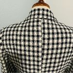ZARA  New Ecru/Black Long Sleeve Lapel Collar Plaid Double Breasted Blazer Size S Photo 14