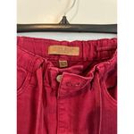 Judy Blue  Red Skinny Jeans High Waist Stretch drawstring Size 9/29 Photo 2