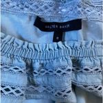 Walter Baker Milan Light Chambray Jumpsuit Off The Shoulder Wide Leg Crochet -S Photo 9