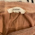 easel  Long Sleeve Distressed Top Dusty Pink Size Large Photo 3