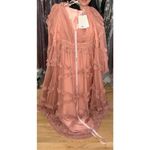 Mac Duggal 68425 Ruffle Tiered Puff Sleeve Gown Size 22W New with Tag MSRP $598 Photo 3