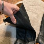 Kork-Ease  Korks Natali Black Tall Boots Size 9.5 Womens Buckle Wooden Block Heel Photo 5