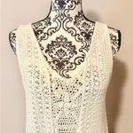 ZARA  White Crochet Knit Mini Dress Photo 1