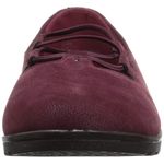 Easy Street Effie Ballet Flats Burgundy Maroon Wine Corset Lace-Up Edgy Comfort Photo 4