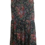 Nostalgia Floral Sleeveless Dress size large Blue Photo 9
