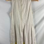 Gap Womans Linen Blend White / Yellow Dress Size 6 Photo 3