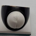 Black & Brown Shell, Abalone, & MOP Ring Black Size 8 Photo 3