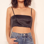 Reformation  The Venus 100% Silk Crop‎ Top 6 Photo 0