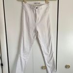 ZARA  White Skinny Jeans Modern Chic Style Photo 0