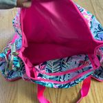Lilly Pulitzer Palm Weekender Convertible Overnight Duffel Tote Large Travel Bag Photo 5