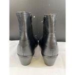 Clarks Women's Black Leather Ankle Heeled Boots Size 8.5M SKU 6222 Photo 3