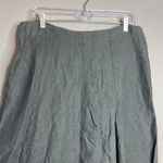 LURDES BERGADA Harem Trousers Pant Size S Cropped Drop Crotch Linen Blend NWT Green Photo 7