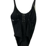 Xhilaration Black Hook Closure Front Detail One Piece Swimsuit Photo 1