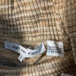 eight eight eight  Tan Cowl Neck Sweater NWT SIZE L Photo 2