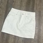 SheIn  White Jean Skirt Photo 0