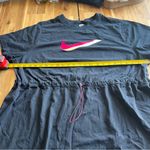 Nike Plus Size Black T-Shirt Dress with Drawstring Waist β 2X Photo 5