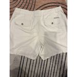 Columbia Women's Shorts Size L Cream 100% Cotton Cargo Pockets Zip Fly Outdoor Photo 4