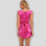 NONchalant Danette Satin Sleeveless Mini Dress Size Medium Pink Photo 4