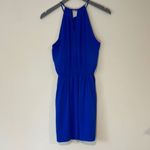 American Eagle  Halter Dress. Size XS. Royal Blue.‎ Elastic Waist Photo 1