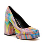 Katy Perry The Uplift Platform Pump, Rainbow Multi Size 11M /41 NWT (Sold Out) Photo 9