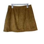 Abercrombie & Fitch Women’s Brown Suede Like Mini Skirt Size 2 Photo 1