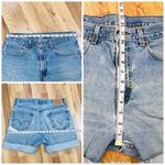Levi's Vintage Distressed Destroyed 505 Bermuda Jean Shorts 90s High Rise Size 33 Photo 12
