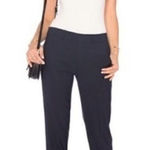 Vince  Side Strapping Wool Pants in Coastal Blue Size 10 Photo 0