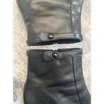 via spiga  Madeline black Leather Stilettos Ankle Boots Booties size 7.5 Photo 5