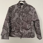 Free People Bunny Slope Printed Puffer in Black Combo Photo 1