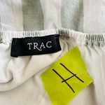 Trac Sexy Off Shoulder Romper Striped Button Dressy has no belt size M Photo 4