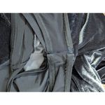 ZARA  Bodysuit Woman's Medium Teal Green Velvet‎ Holiday Party Soft Festival Photo 7