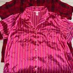 Victoria's Secret Pink Striped Pajama Top Photo 0
