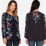 Johnny Was  kikimu georgette embroidered blouse Photo 1
