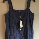 NWT G.H. Bass & Co small jean top Blue Photo 0