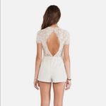 BCBGMAXAZRIA BCBG lace back romper Photo 2