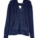 Barefoot Dreams  CozyChic Navy Blue Hoodie Style 568 Photo 0