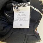 Simply Swim One Piece Swimsuit Womens 12 Brown Tropical Cinch Waist NWOT Photo 7