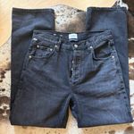 Citizens of Humanity Straight Leg Black Wash Jeans Size 28 Photo 0