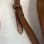 Fossil Vintage  Purse Genuine Original Leather Brown Tan Classic Crossbody Bag Photo 3