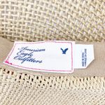 American Eagle Straw Floppy Beach Hat Photo 4
