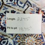 J.Jill  Geometric Floral Print Tee Size Large Petite Blue and Red Print Top Photo 6