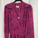 Zadig & Voltaire Pink Leopard Reveal Print Leo Mini Dress Sz.S NWT Photo 6