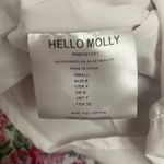 Hello Molly  Strapless Pink Floral Bow Mini Dress Cotton Fit Flare Small Photo 7