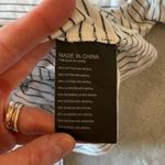 Club Monaco Elevated Basic Neutral Striped Stretch Knot T-Shirt Small Photo 4